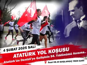 Denizli'de Atatürk Koşusu: 94. Yıl Kutlaması