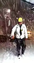 Bartın Madencilerinde Kar Sevinci!