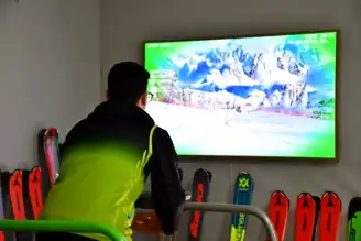 Bursa'da Simülasyonla Kayak Eğitimi