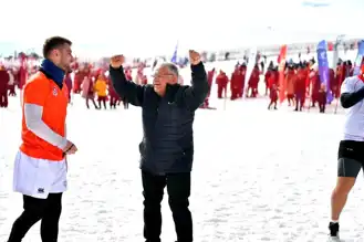 Kayseri'de Kar Ragbi Şampiyonası Heyecanı!