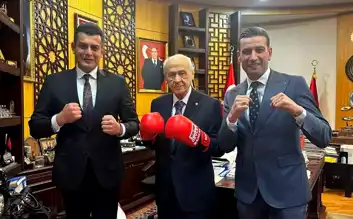 TBF Başkanı, Bahçeli'yi Ziyaret Etti