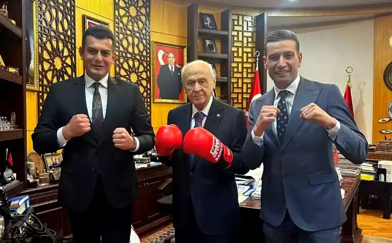 TBF Başkanı, Bahçeli'yi Ziyaret Etti